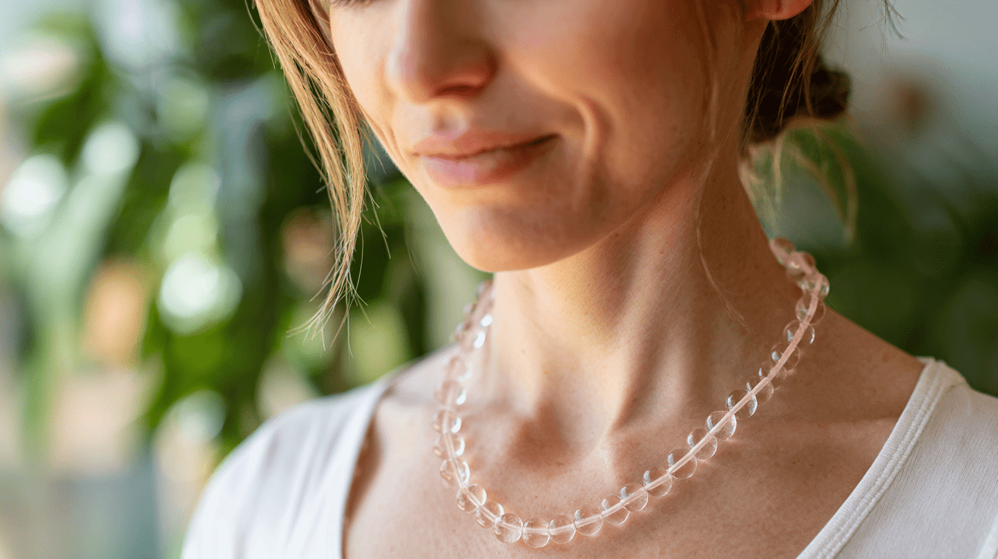 10 Ways a Clear Quartz Necklace Supports Emotional and Spiritual Health - BeamMore