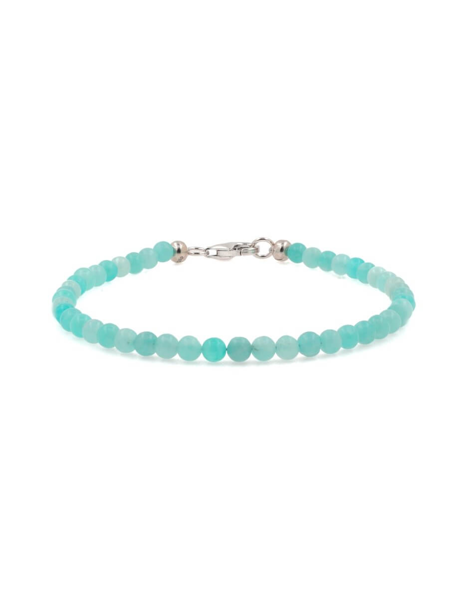 BEAMMORE Amazonite Beaded Bracelet – Beaded Gemstone Jewelry