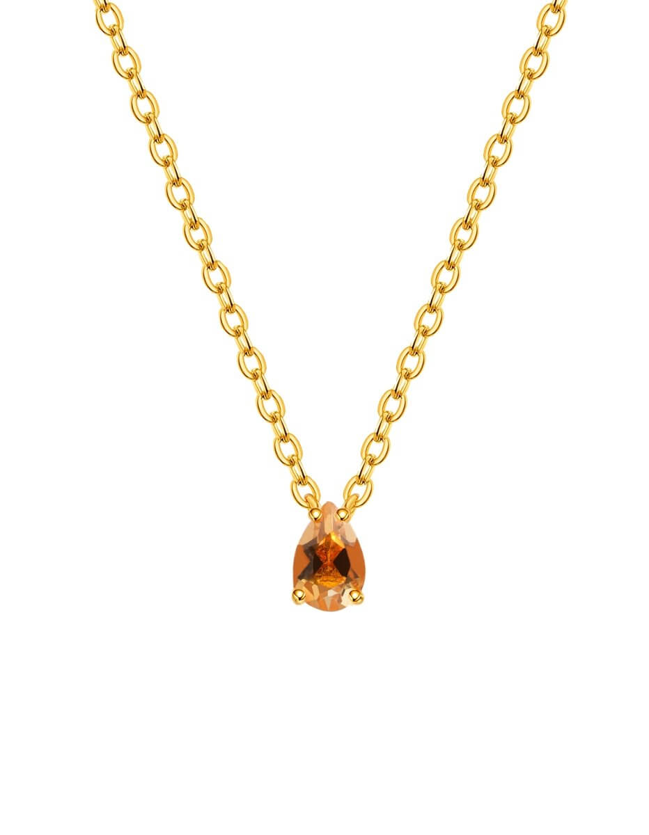 BEAMMORE Citrine Beaded Necklace – Beaded Gemstone Jewelry