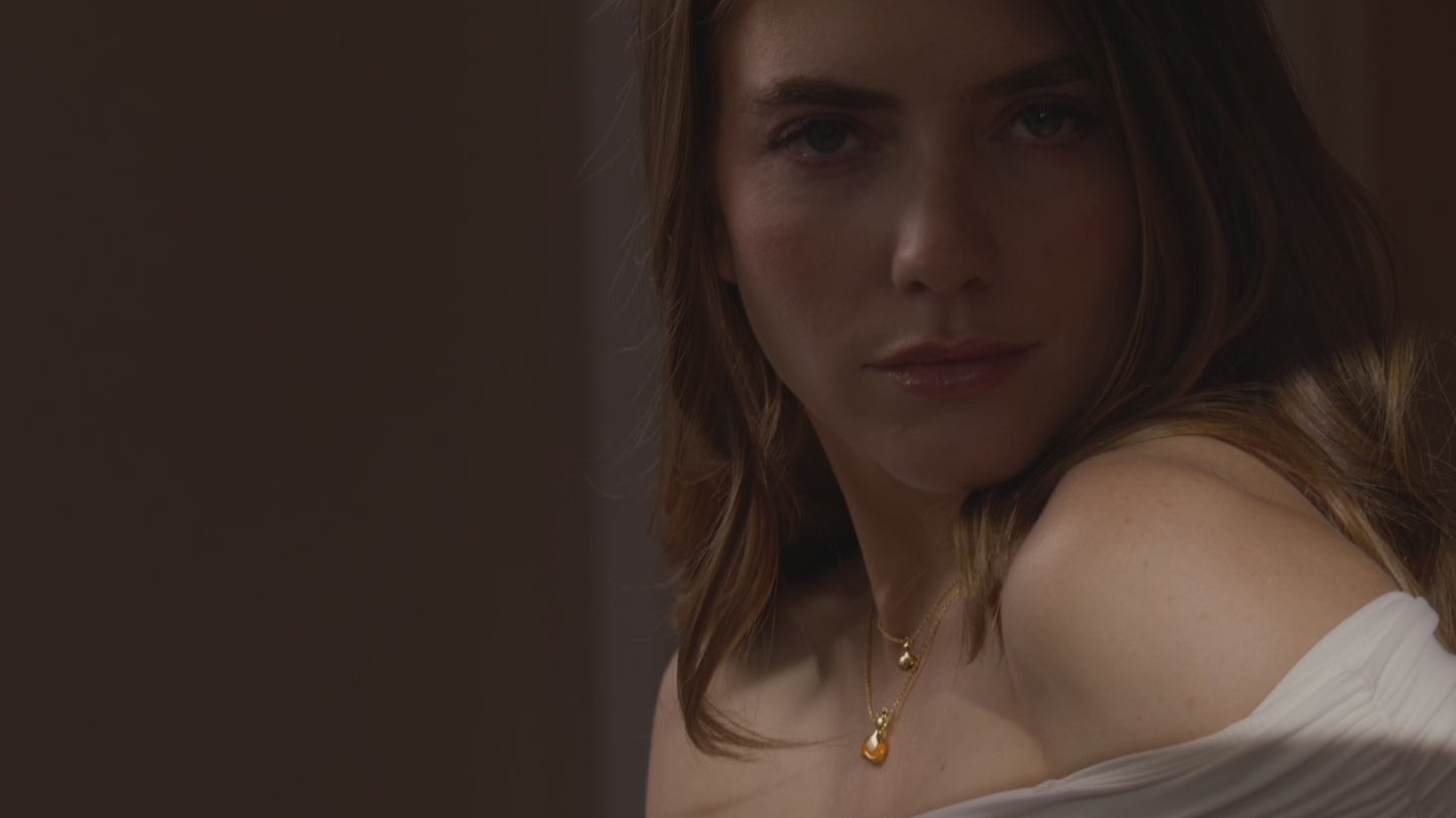 HuLu Fortune Necklace-Citrine (Earth Element)